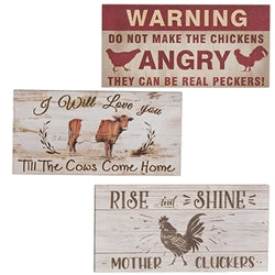 Funny Farm Magnet - 6 Asstd.
