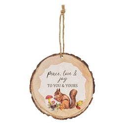 Woodland Animal Ornament 3 Asstd.