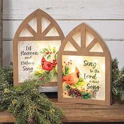 LED Cardinal Window Sitter 2 Asstd.