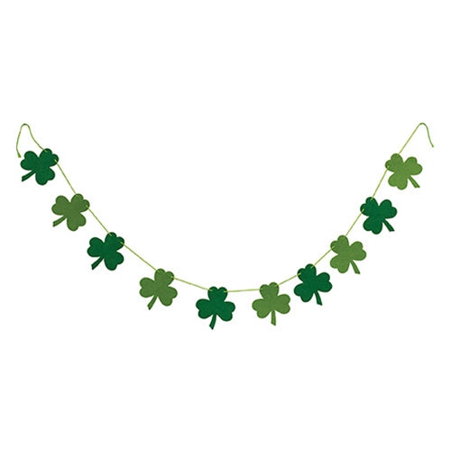 Shamrock Felted Garland