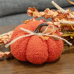 Orange Plush Pumpkin - 5.5"