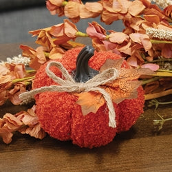Orange Plush Pumpkin - 3.75"