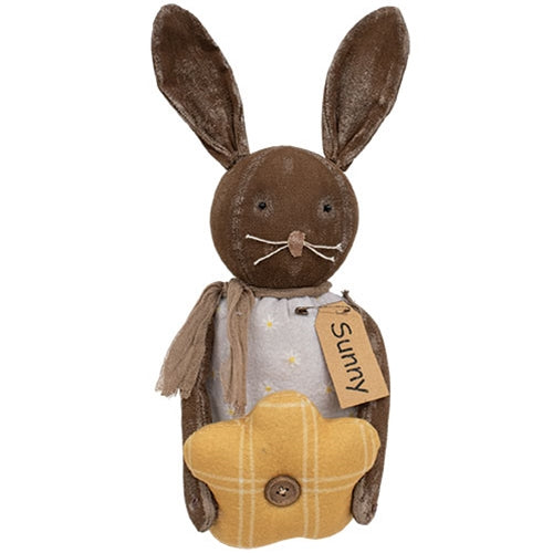 Sunny Bunny Doll w/Yellow Flower
