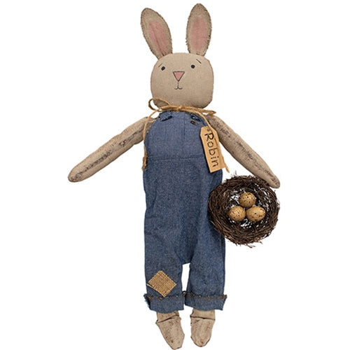 Robin Bunny Doll w/Birdnest