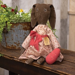 Heather Chocolate Bunny Doll w/Easter Egg