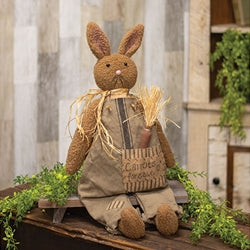 Ticking Patch Carrots For Sale Bunny Doll – Primitive Renditions