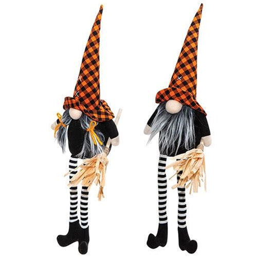 Dangle Leg Halloween Gnome 2 Asstd.
