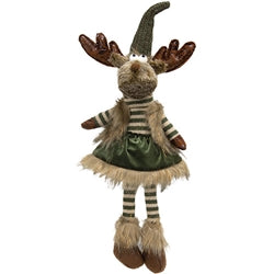 Mr  & Mrs  Green  Reindeer w/Dangle Legs 2 Asstd.