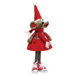 Standing Mouse Boy & Girl w/ Red Sneakers 2 Asstd.