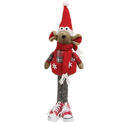 Standing Mouse Boy & Girl w/ Red Sneakers 2 Asstd.