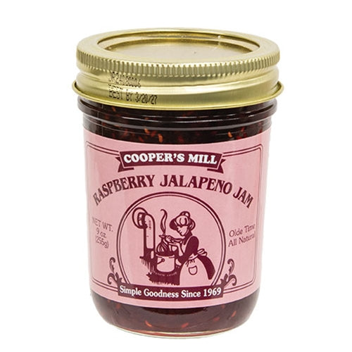 Raspberry Jalapeno Jam 9 oz Jar