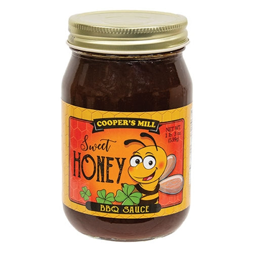 Sweet Honey BBQ Sauce Pint Jar