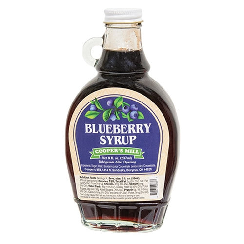 Blueberry Syrup 8 oz Bottle