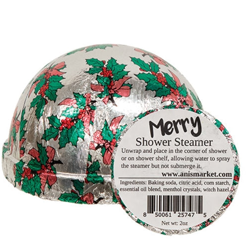 Merry Christmas Shower Steamer 2 oz
