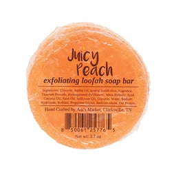 Juicy Peach Exfoliating Loofah Soap Bar
