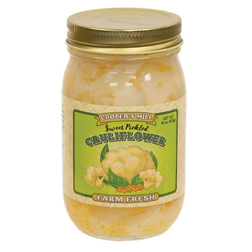 Sweet Pickled Cauliflower - Pint Jar