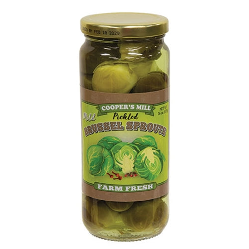 Mild Pickled Brussel Sprouts - Pint Jar