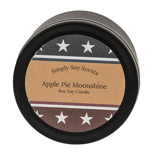 Apple Pie Moonshine Soy Candle - 8oz. Tin