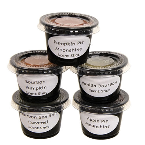 5/Set - Moonshine & Bourbon Scent Shots