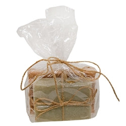 2/Set - Eucalyptus Spearmint Soap Bar With Wooden Soap Dish