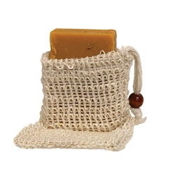 2/Set - Turmeric Orange & Honey Soap Bar With Sisal Scrub Bag