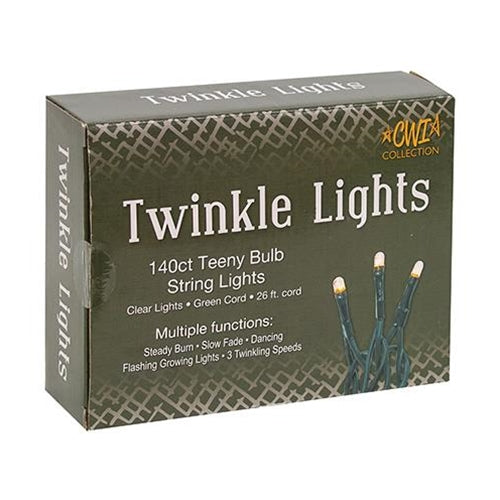 Twinkle Lights Green Cord