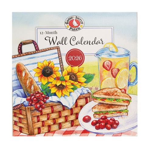 2026 Gooseberry Patch Wall Calendar Primitive Renditions