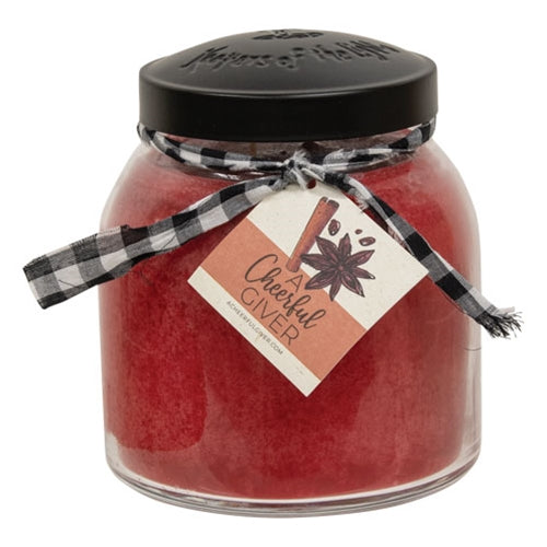 Cranberry Vanilla Papa Jar Candle - 34 oz.