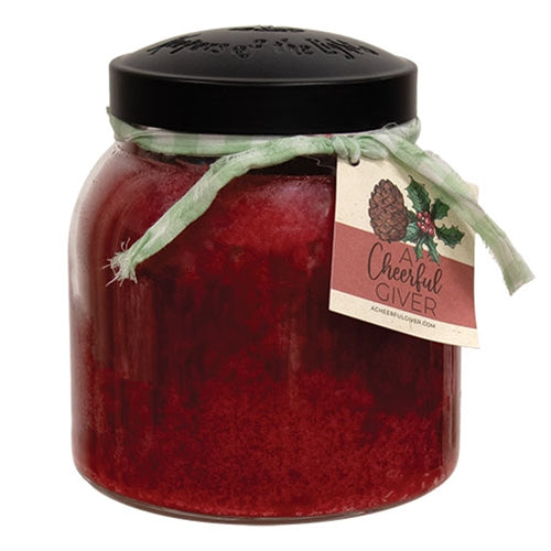 Sugarberry Spruce Papa Jar Candle - 34 oz.
