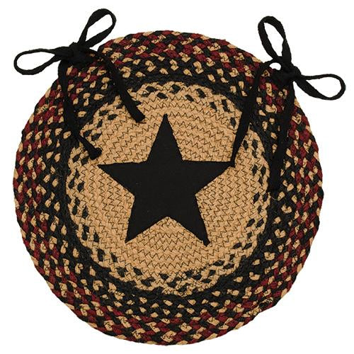 Blackberry Star Chair Pad 15"