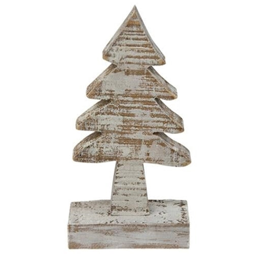Distressed Wooden Tree 6 inch