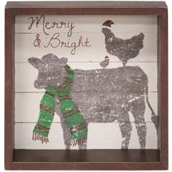 Believe In The Season Box Sign 2 Asstd.