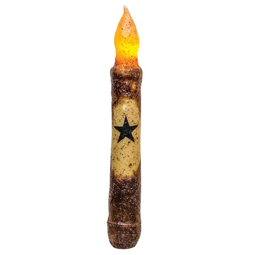 Burnt Mustard Star Timer Taper - 6"