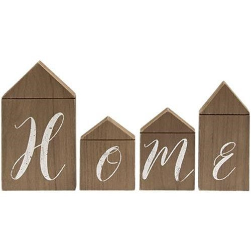 4/Set "Home" House Blocks