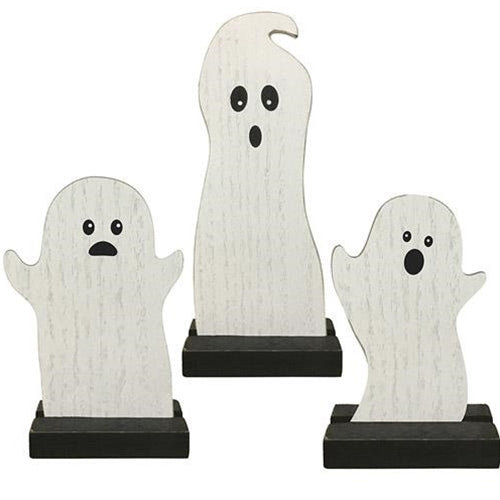 3/Set Wooden Ghosts