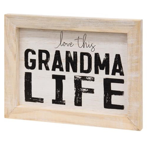 Grandma Life Framed Sign