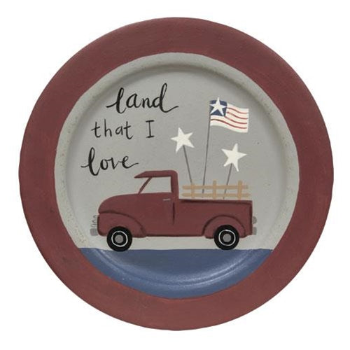 Land That I Love Plate 11.5"