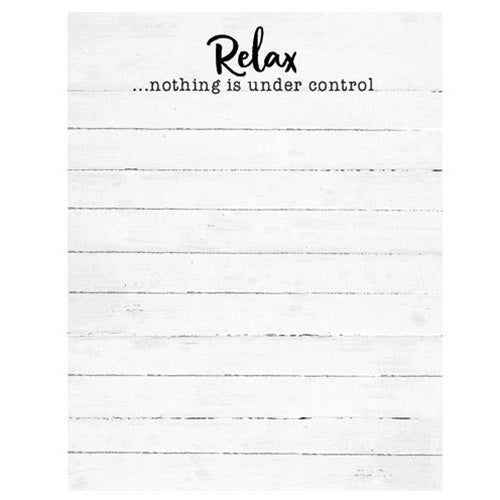 Nothing Is Under Control Notepad