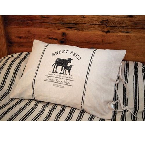 Sweet Feed Farmhouse Stripe King Pillow Sham
