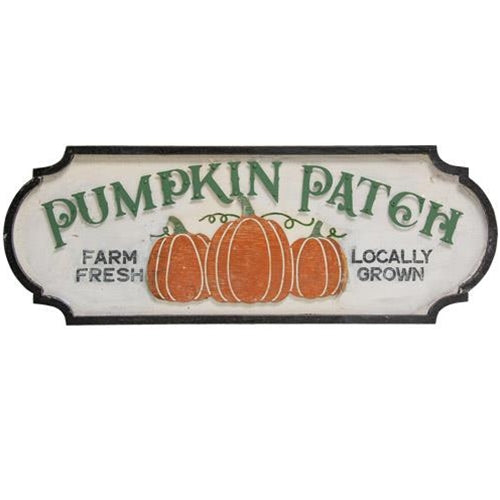 Pumpkin Patch Wooden Sign