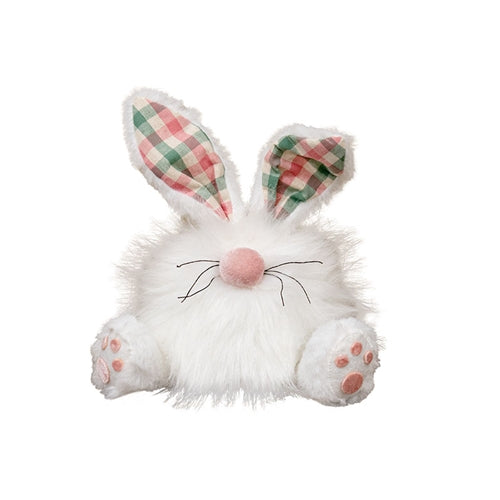 Easter Plaid Fuzzy Gnome Bunny