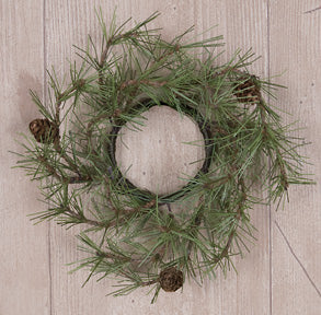 Cypress Pine candle ring 2-1/2"