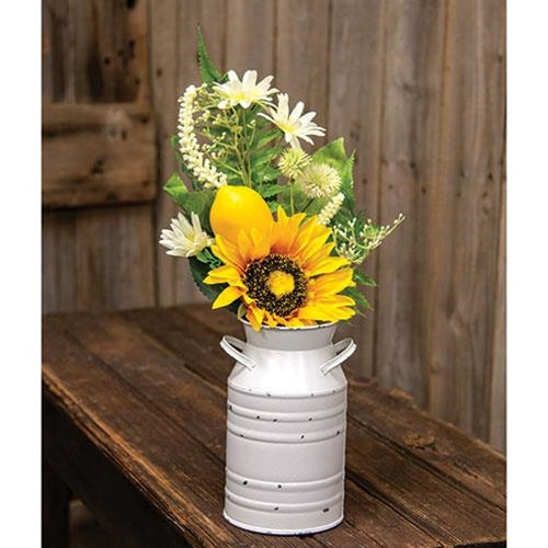 Lemon Sunflower & Daisy Spray 18"