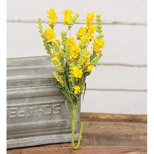 Yellow Obedient Flower Pick 15"