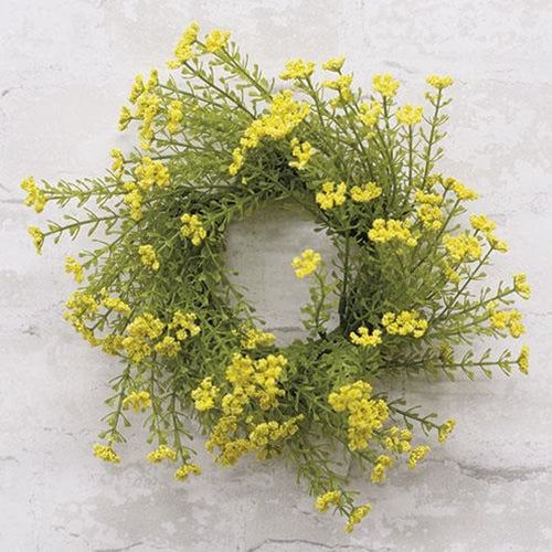 Astilbe Candle Ring 3" Yellow
