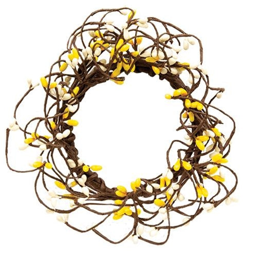 Pip Berry Ring 3.5" Yellow & Cream
