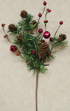 Jingle Bell Pine Pick