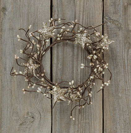 Platinum Pip Ring w/Stars 4"