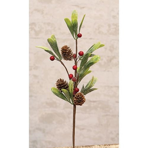 Merry Mistletoe Pick 14"