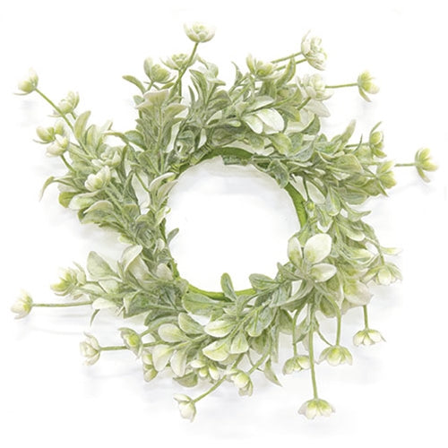 White Star Lavender Buds Candle Ring 2.5"